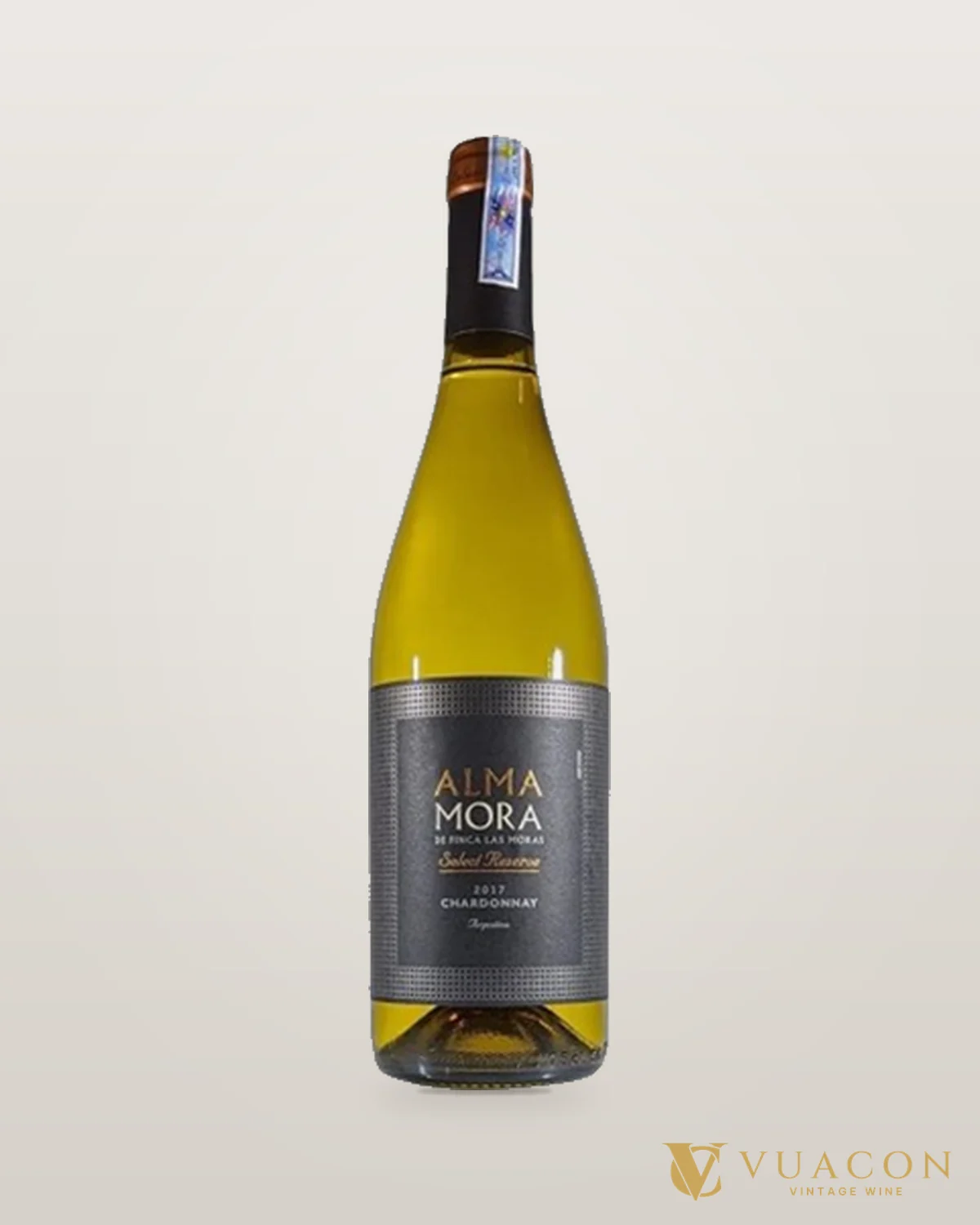 Alma Mora Select Reserve Chardonnay – chai chính hãng tại Vua Cồn