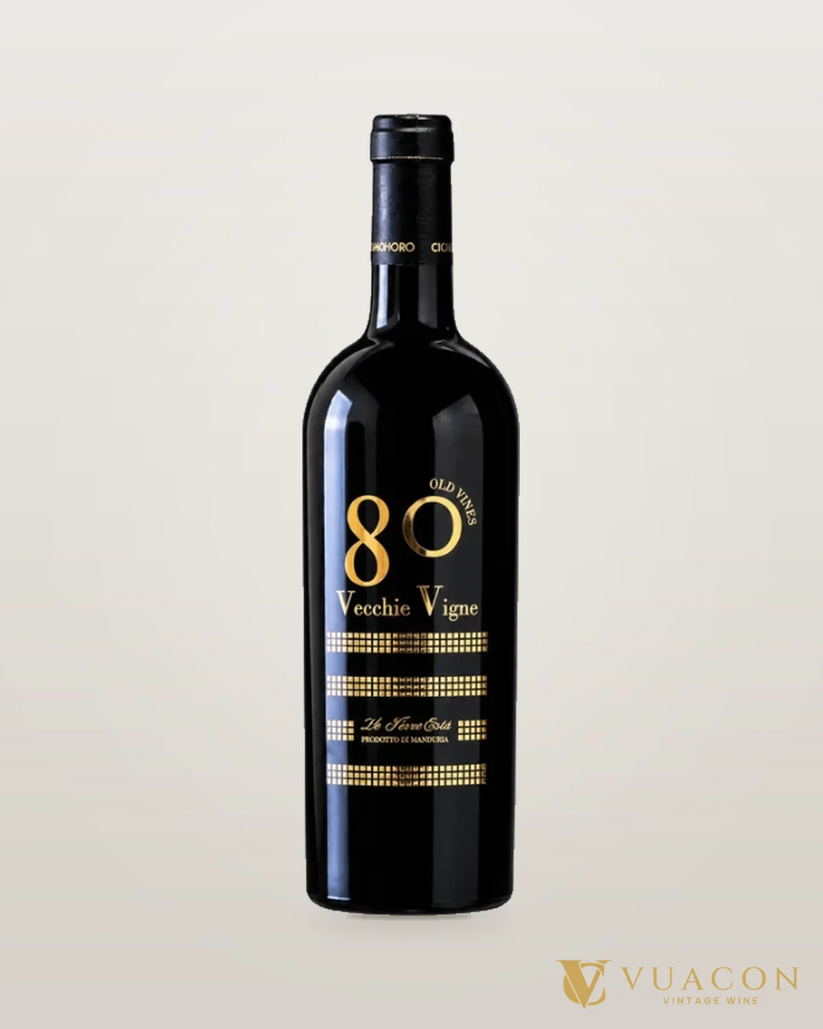 Cignomoro Vini 80 Vecchie Vigne 24 Karat Gold – chai chính hãng tại Vua Cồn