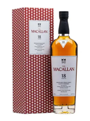 Macallan 18 năm Double Cask Single Malt Scotch Whisky – Speyside, Scotland, 700ml