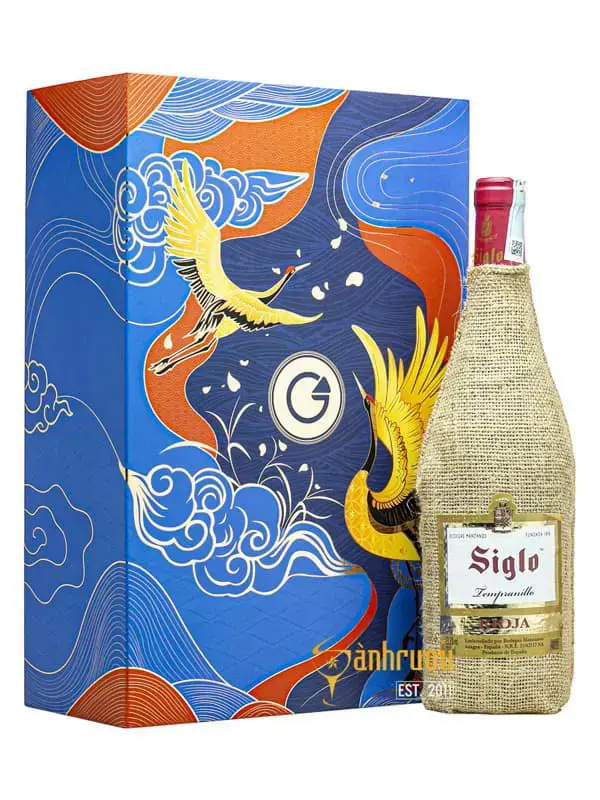 Hộp quà rượu vang Siglo -Tết 2023 – Tây Ban Nha, 750ml