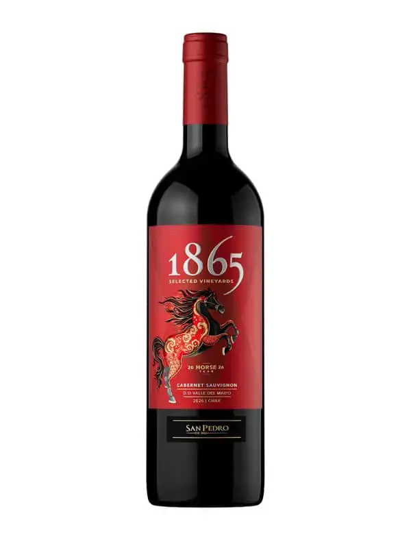 Hộp quà Tết vang 1865 Cabernet Sauvignon Horse Edition