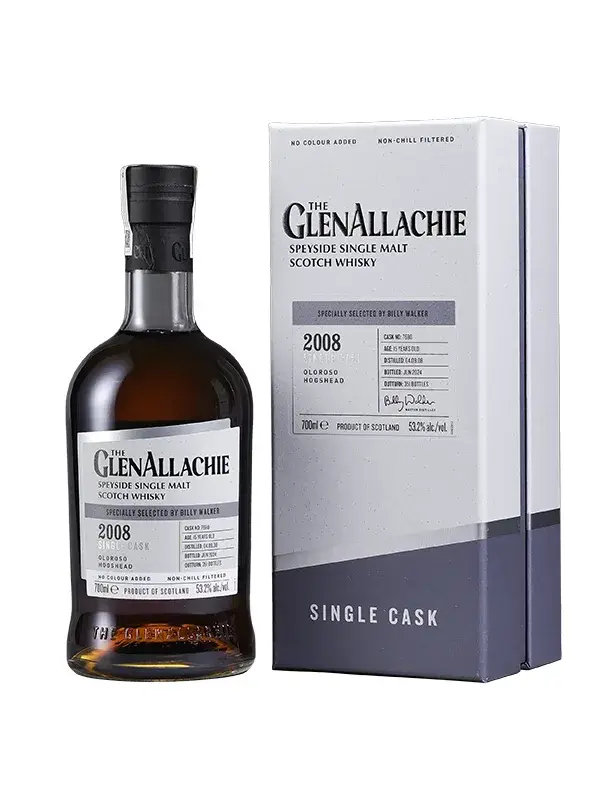 GlenAllachie 2008 Cask No.7690 – cask Strength, Speyside, Scotland, 700ml