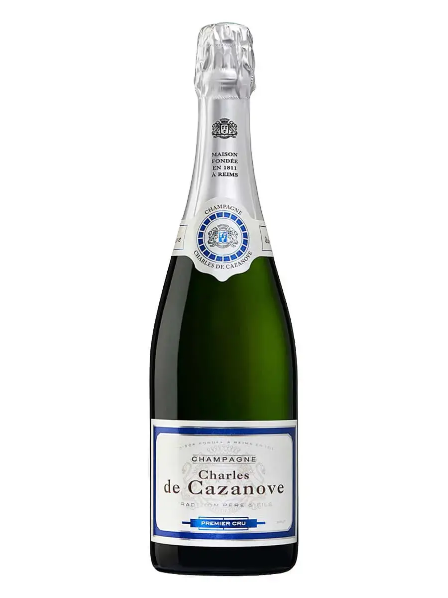 Champagne Charles de Cazanove Brut Premier Cru – Pháp, 750ml