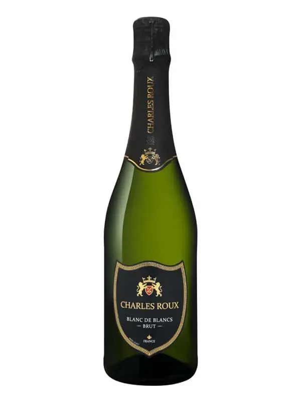 Vang nổ Charles Roux Blanc De Blancs Brut – sparkling Brut, Burgundy, Pháp, 750ml