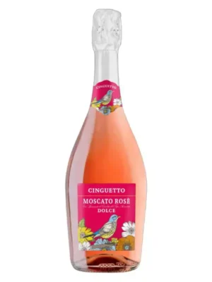 Cinguetto Moscato Rose – sparkling Rosé, Ý, 750ml