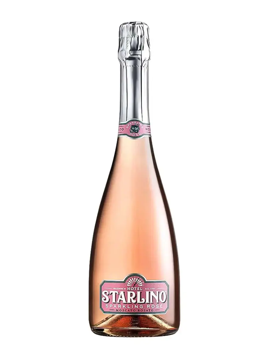 Vang nổ Hotel Starlino Rose Moscato – sparkling Rosé, Ý, 750ml