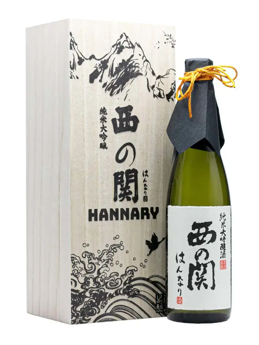 Sake Nishinoseki Hannari – junmai Daiginjo, Oita, Nhật Bản, 720ml