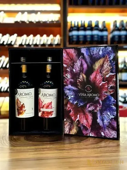 Aromo Winemaker’s Selection – Hộp quà sơn mài tết 2025 – Chile, 750ml