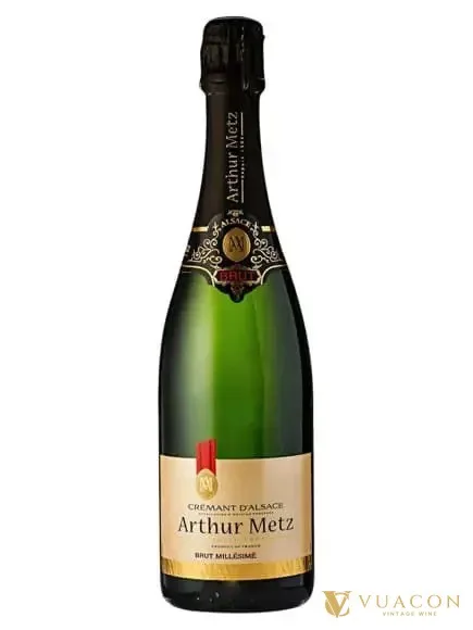 Arthur Metz Cremant d’Alsace Brut Medaille – sparkling Brut, Pháp, 750ml