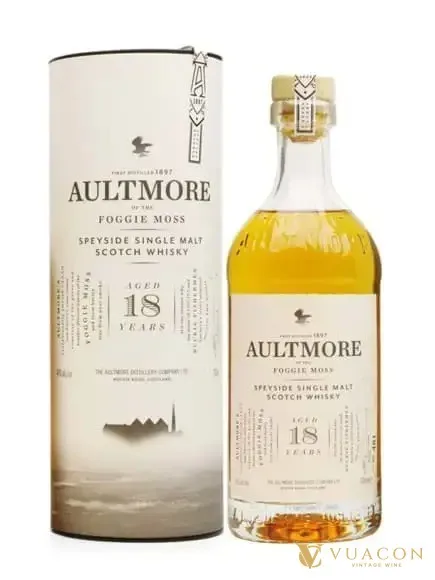 Aultmore 18 năm – single Malt Scotch, Speyside, Scotland, 700ml