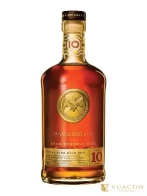 Bacardi 10 năm – Gran Reserva Diez Rum – Puerto Rico, 700ml