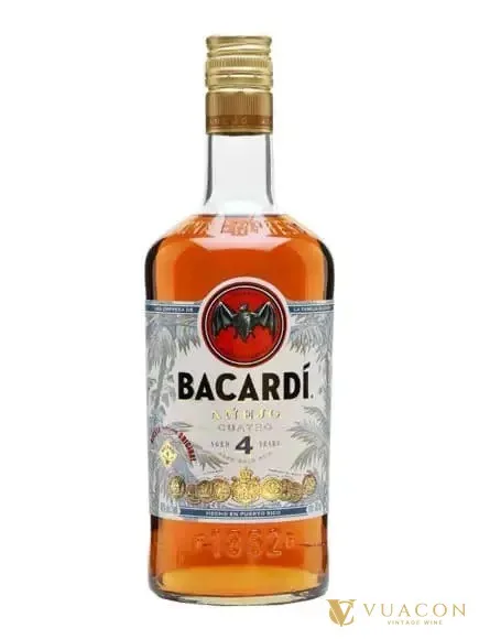 Bacardi Anejo Cuatro 4 năm Rum – Puerto Rico, 700ml