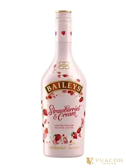 Baileys Strawberries & Cream – rượu kem, Ireland, 700ml