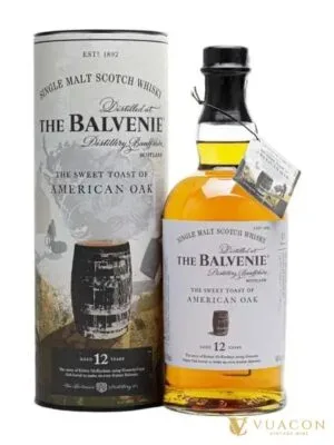Balvenie 12 năm – American Oak – single Malt Scotch, Speyside, Scotland, 700ml
