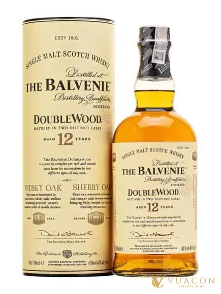 Balvenie 12 năm Single Malt Scotch Whisky, cùng tuổi với bản 12 năm của Balvenie 88 năm 1931 Collection