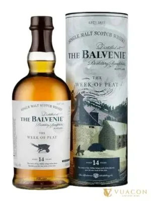 Balvenie 14 năm – The Week of Peat – single Malt Scotch, Speyside, Scotland, 700ml