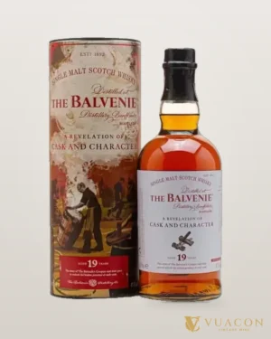 Balvenie 19 năm – A Revelation of Cask and Character – chai chính hãng tại Vua Cồn