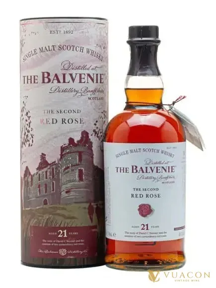 Balvenie 21 năm – Red Rose – single Malt Scotch, Speyside, Scotland, 700ml