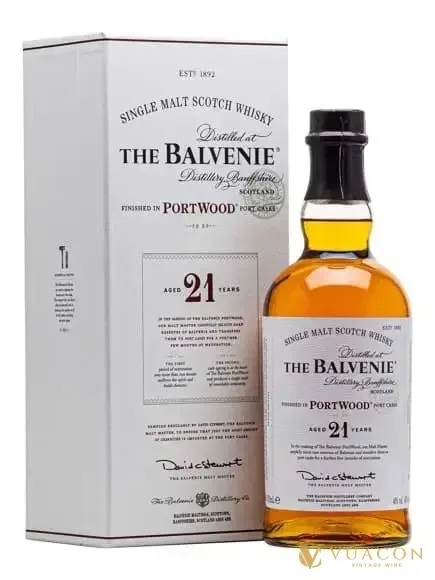 Balvenie 21 năm Speyside Single Malt Scotch Whisky – Scotland, 700ml
