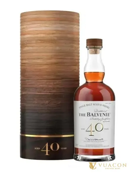 Balvenie 40 năm Speyside Single Malt Scotch Whisky – Scotland, 700ml