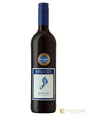 Barefoot Merlot – Hoa Kỳ, 750ml