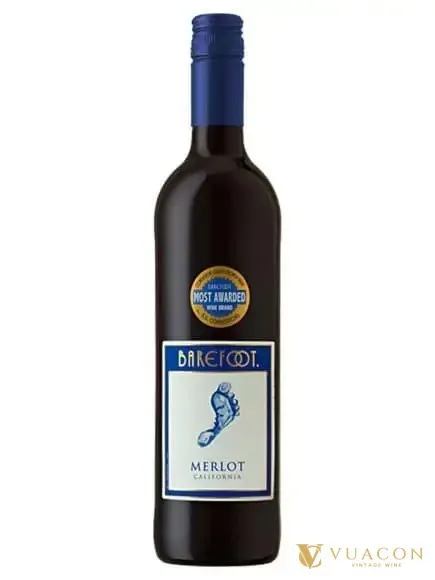 Barefoot Merlot – Hoa Kỳ, 750ml