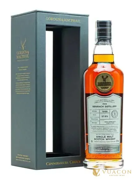 Benriach 1999 – 22 năm Gordon & MacPhail – cask Strength, Speyside, Scotland, 700ml