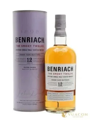 Benriach The Smoky Twelve 12 năm – single Malt Scotch, Speyside, Scotland, 700ml