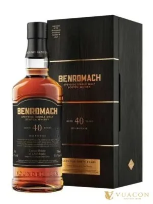Benromach 40 năm – 2023 Release – cask Strength, Speyside, Scotland, 700ml