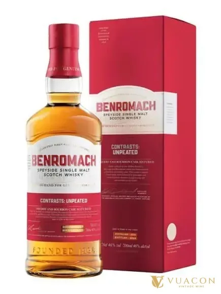 Benromach Contrasts: Unpeated 2014 – 2024 – single Malt Scotch, Speyside, Scotland, 700ml