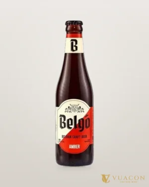 Bia Belgo Amber Giá thùng 24 chai – chai chính hãng tại Vua Cồn
