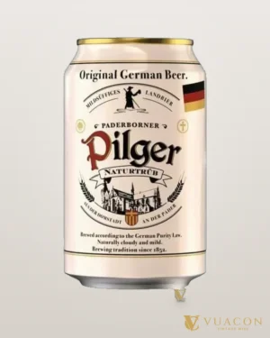 Bia Paderborner Pilger – Lon 330ml/Thùng 24 – chai chính hãng tại Vua Cồn