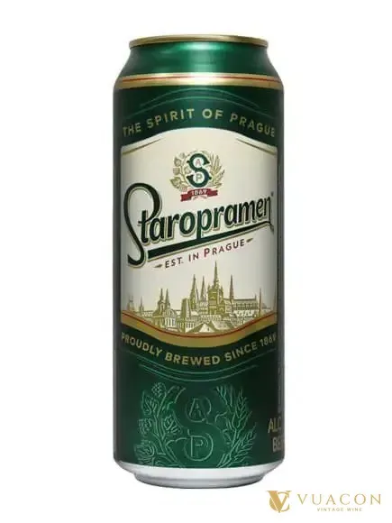 Bia Staropramen lon Giá thùng – Séc, 500ml