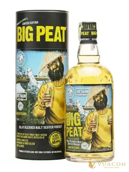 Big Peat 10 năm – 2022 Vietnam Edition – blended Scotch, Islay, Scotland, 700ml