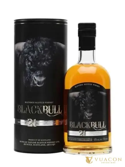 Black Bull 21 năm – blended Scotch, Scotland, 700ml