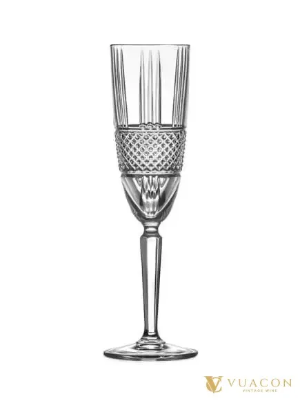 Bộ 6 ly RCR – Brillante Flute – ly Champagne, 187ml