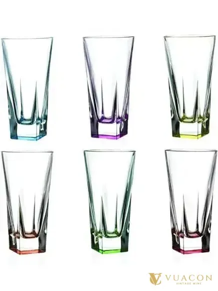 Bộ 6 ly RCR – Fusion Coloured HB – ly Cocktail, 375ml