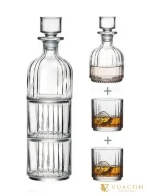 Bộ bình ly RCR – Combo – decanter