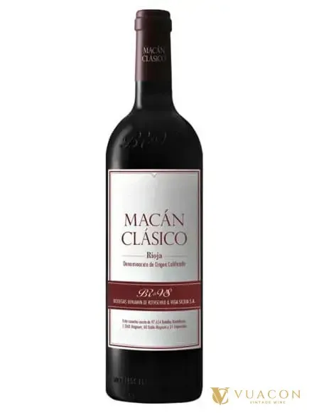Bodegas Benjamin de Rothschild & Vega Sicilia Macan Clasico – Rioja, Tây Ban Nha, 750ml