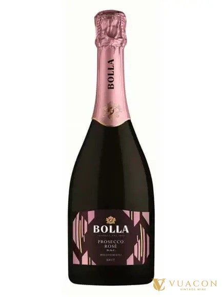 Prosecco 2026, chai Bolla Prosecco Millesimato Brut Rose, Prosecco DOC Rosé