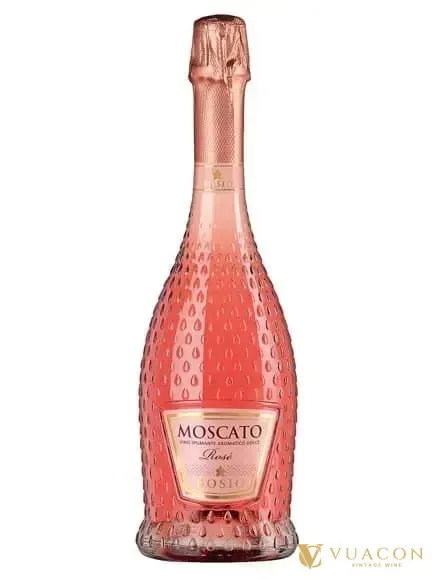 Bosio Moscato Spumante Rose – sparkling Rosé, Ý, 750ml