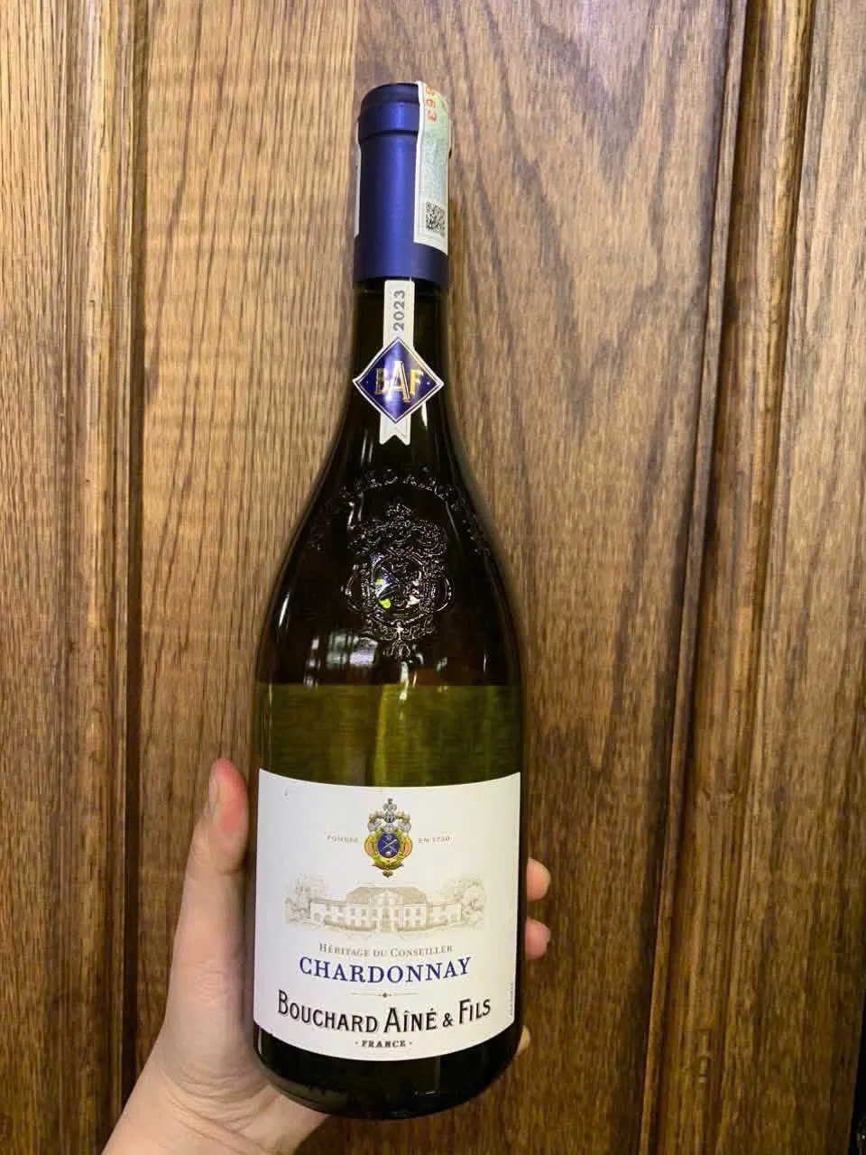 Bouchard Aîné & Fils Héritage du Conseiller Chardonnay (Thanh Lý) – Pháp, 750ml