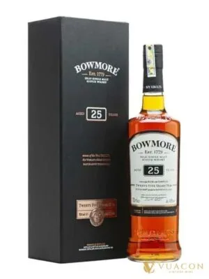 Bowmore 25 năm Islay Single Malt Scotch Whisky – Scotland, 700ml