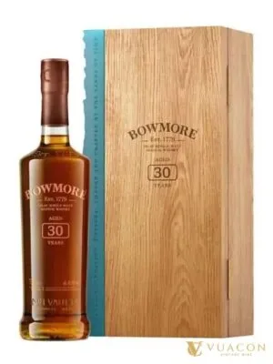 Bowmore 30 năm Islay Single Malt Scotch Whisky – cask Strength, Scotland, 700ml