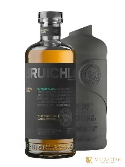 Bruichladdich 30 năm – single Malt Scotch, Islay, Scotland, 700ml
