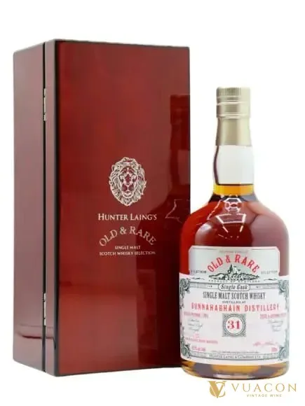 Bunnahabhain 1991 – 31 năm Old & Rare – cask Strength, Islay, Scotland, 700ml