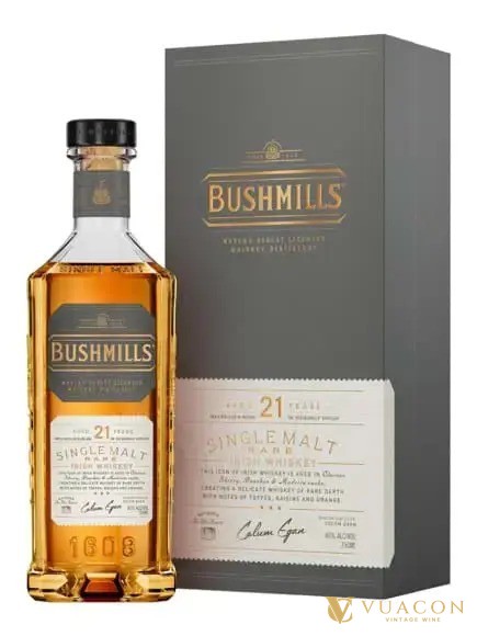 Bushmills 21 năm, whiskey Ireland lâu năm của nhà Bushmills
