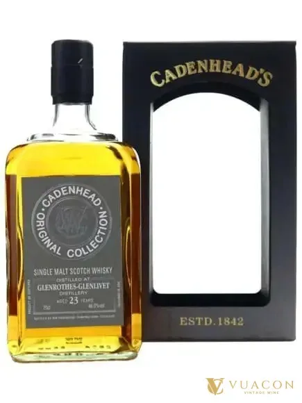 Cadenhead Glenrothes-Glenlivet 23 năm – single Malt Scotch, Speyside, Scotland, 700ml