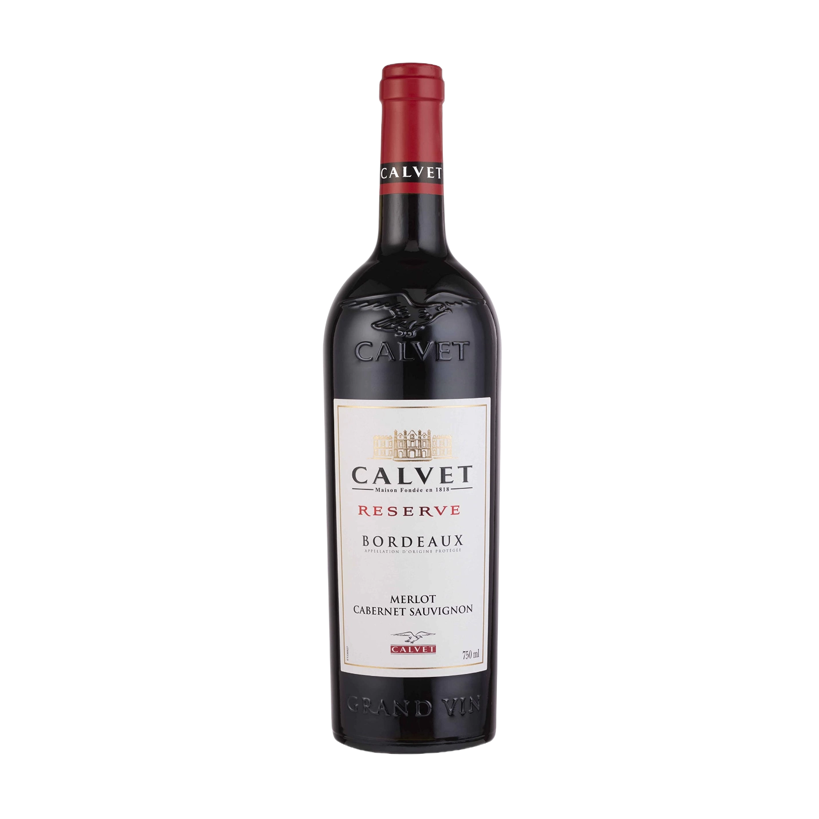 Rượu vang Calvet Reserve Merlot Cabernet – Bordeaux – Pháp, 750ml