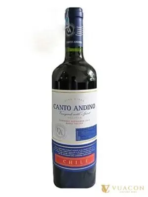 Set vang đôi Chile: Canto Andino Cabernet và Sanama Chardonnay trong hộp quà – 750ml – chai và nhãn